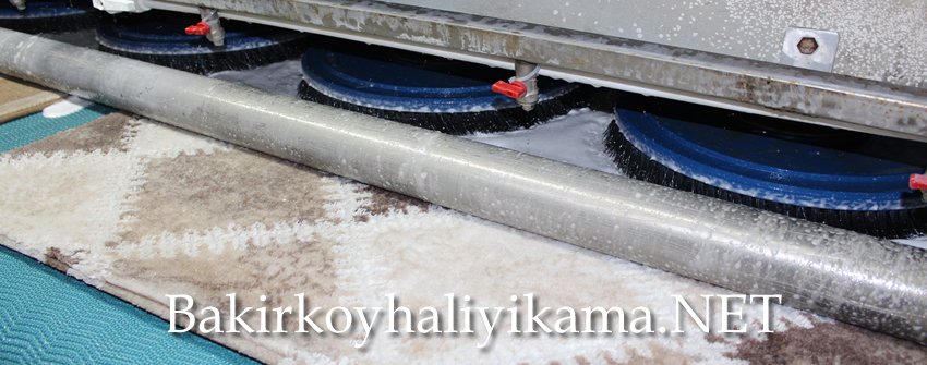 Bakırköy halı yıkama makinede yıkama işlemi